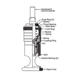 Micro Stop Countersink Cage with Needle Bearings and Nylon Foot